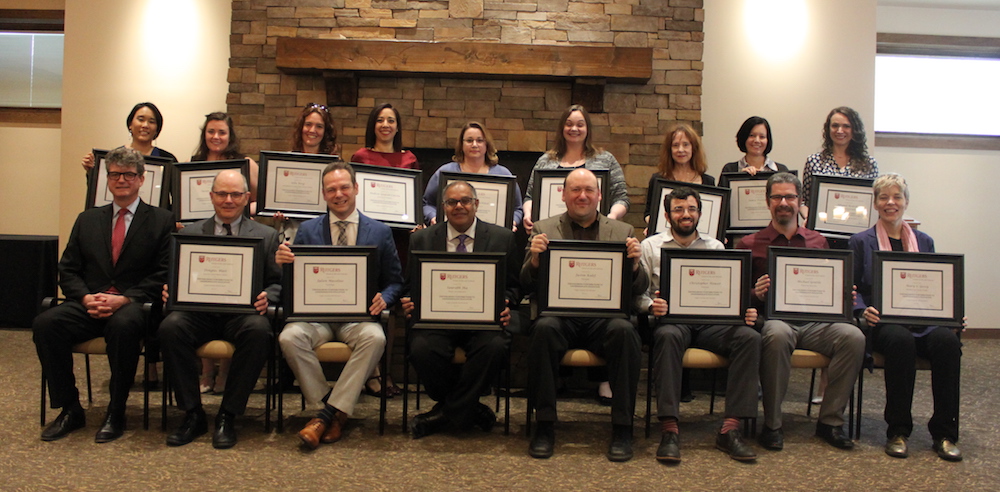 Group photo of the award recipients