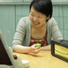 A Rutgers researcher and RuCCS Executive Council Faculty, Jenny Wang, studies the benefits of teaching children through videos